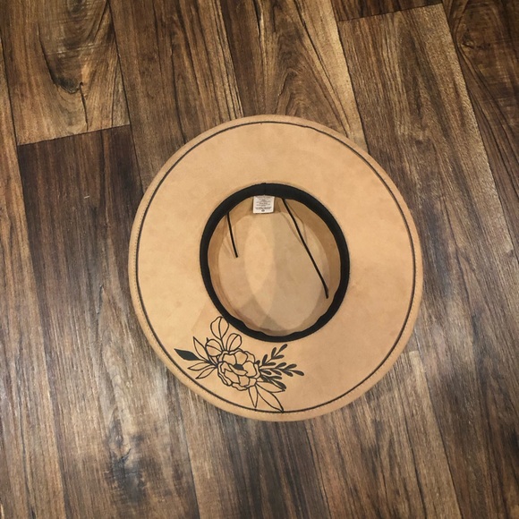 Custom Hand Painted Wide-Brim Hat - Picture 6 of 7